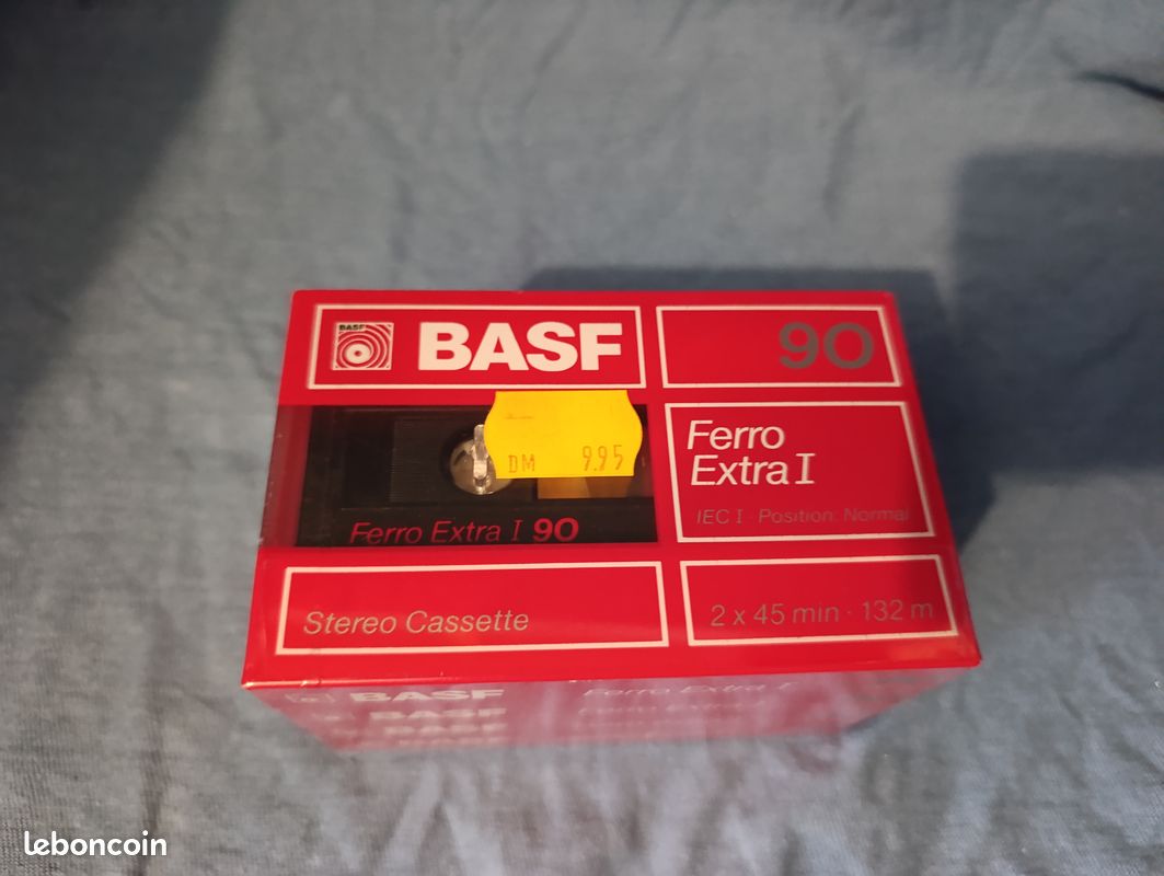 Lot De 4 Cassettes BASF Ferro Extra I 90 - Neuves Sous Blister