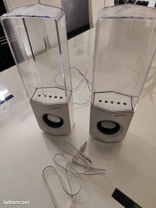 Enceintes bluetooth aqua (image 1)