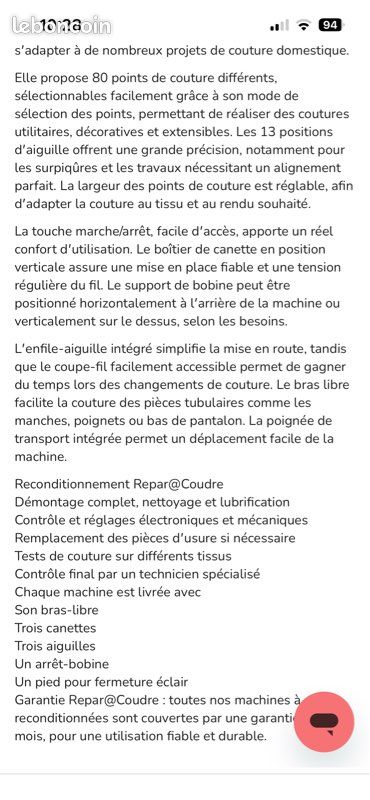 Machine À Coudre pfaff (image 2)