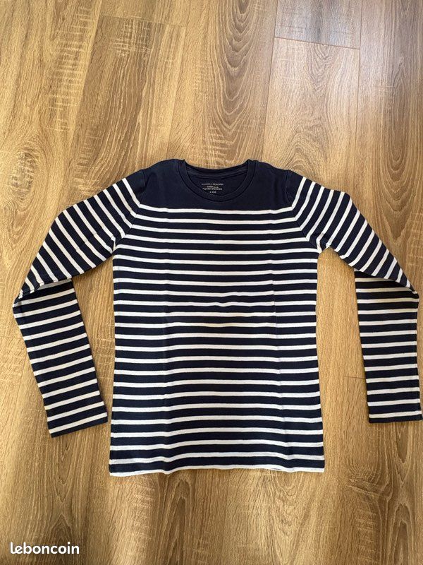 TEE shirt Lévis manche longue et marinière Monoprix 14 ans Vêtements