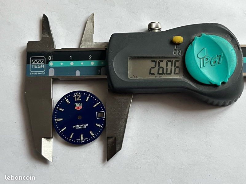 Lot De 4 Cadrans Tag Heuer - Tailles 26mm Et 19mm - Occasion Pour Collectionneurs