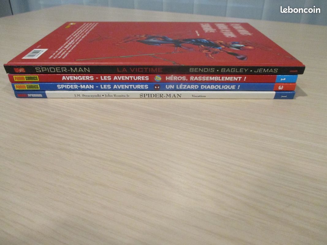 LOT 4 COMICS SPIDER-MAN GRAND FORMAT CARTONNE - AUTEURS DIVERS - Edit. DIVERS (image 3)
