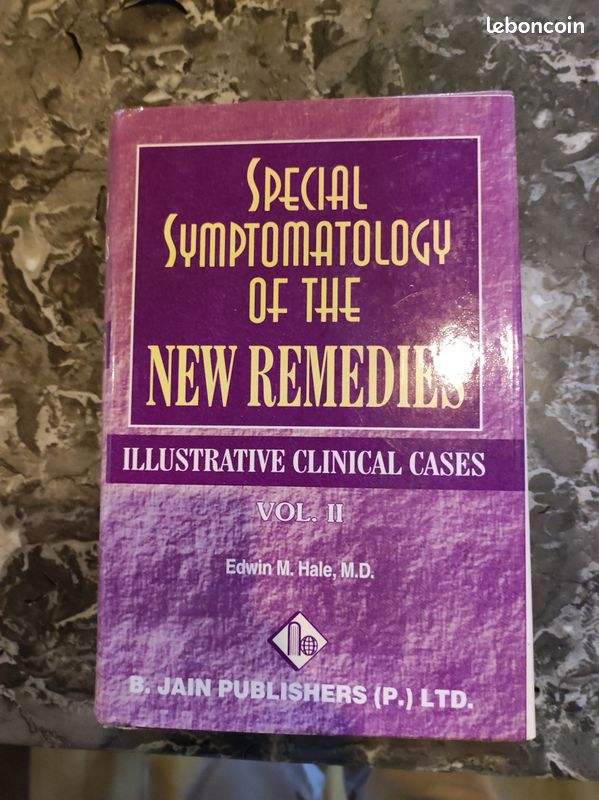 SPECIAL SYMPTOMATOLOGY OF THE NEW REMEDIES Vol. 2 (image 1)
