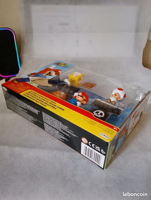 Coffret super mario 4 figurines et 1 accessoire : plaine du grand chene - figurine Nintendo - Jakks (image 2)