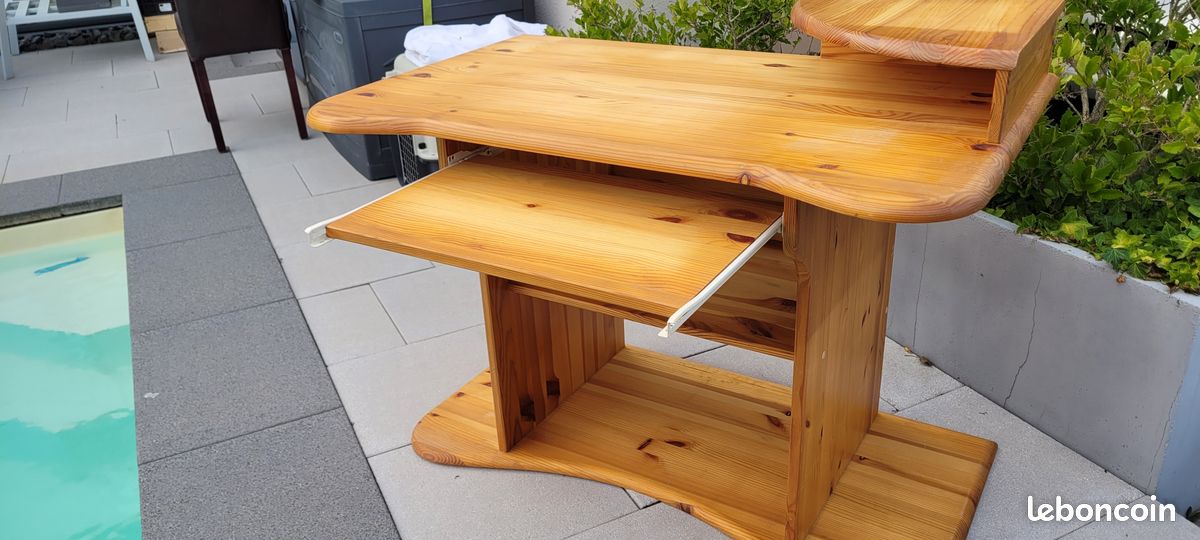 Bureau en pin (image 4)