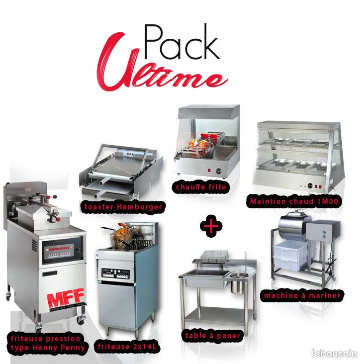 Friteuse pression Pressure fryer Pack Ultime démarrage KFC FAST FOOD (image 1)