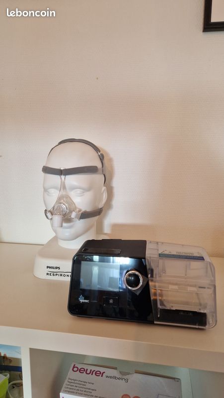 Pack appareil apnée du sommeil PPC BMC G3A20 + masque nasal (image 1)