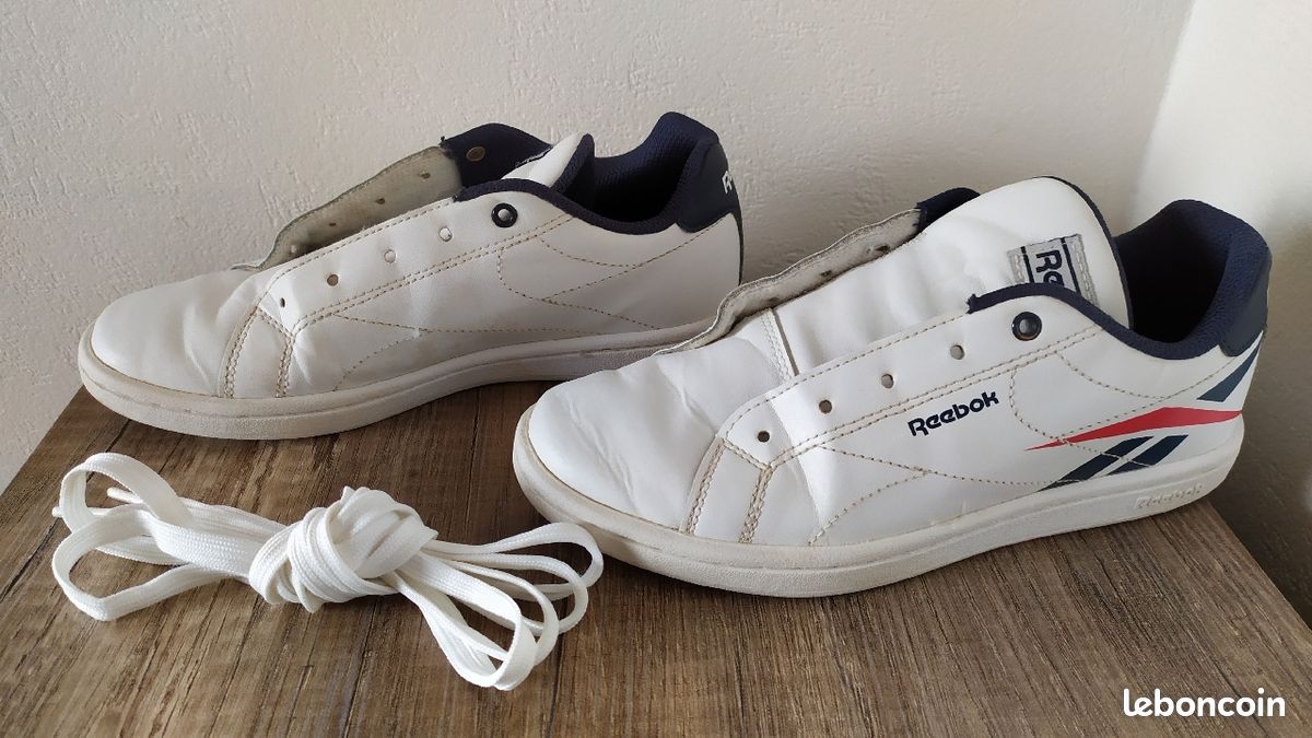 Homme Reebok Baskets Blanches Chaussure De Tennis Reebok Baskets - Main Image