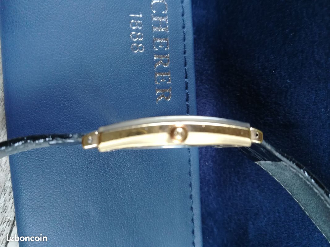 Bracelet De Montre Rado En Cuir Véritable Bleu Clair - Largeur 17 Mm - Neuf Sans étiquette