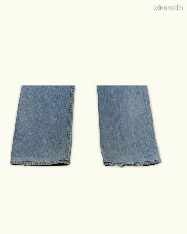 Jeans Homme Lee W36 L32 Bleu clair Coton Traces d'usure visibles Regular Normal (image 5)