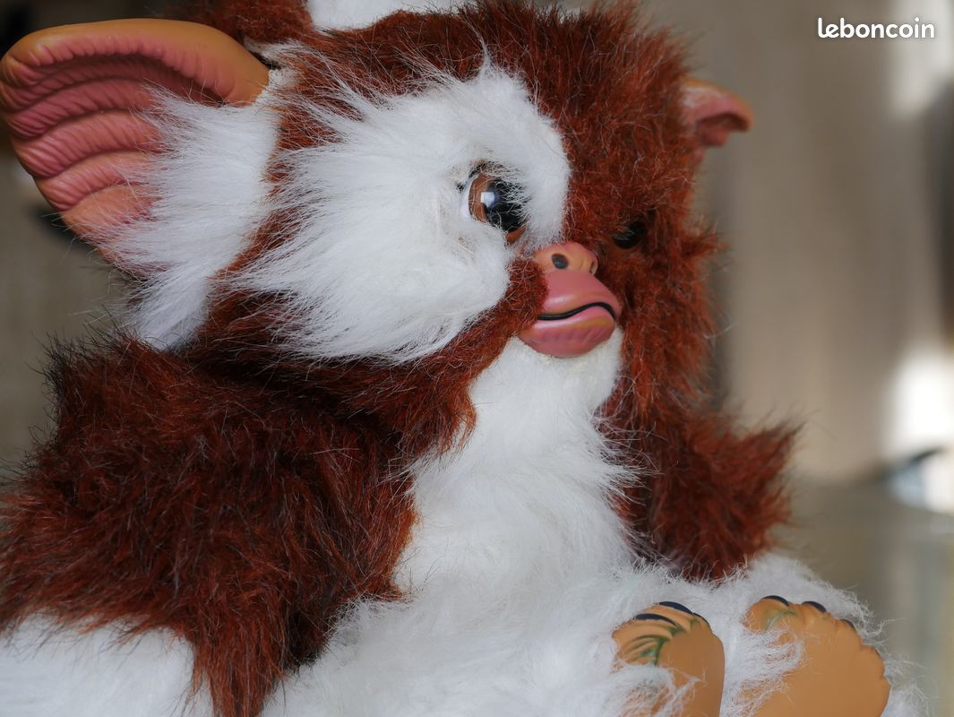 Peluche Vintage Guizmo (Gizmo) Des Gremlins - Orli Jouet 1984 Warner Bros - 26 Cm