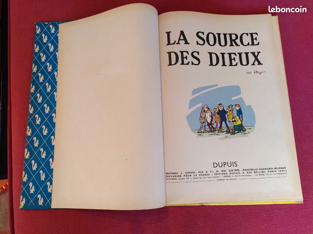 Johan et pirlouit - peyo - la source des dieux 1956 (image 3)