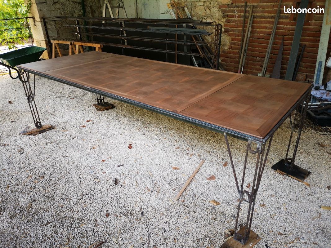 Table fer et bois (image 1)