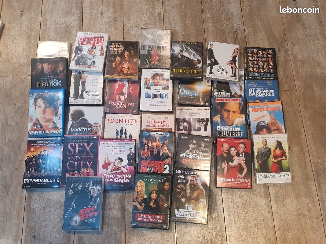 Lot d'une trentaine de dvd tous genre (image 1)