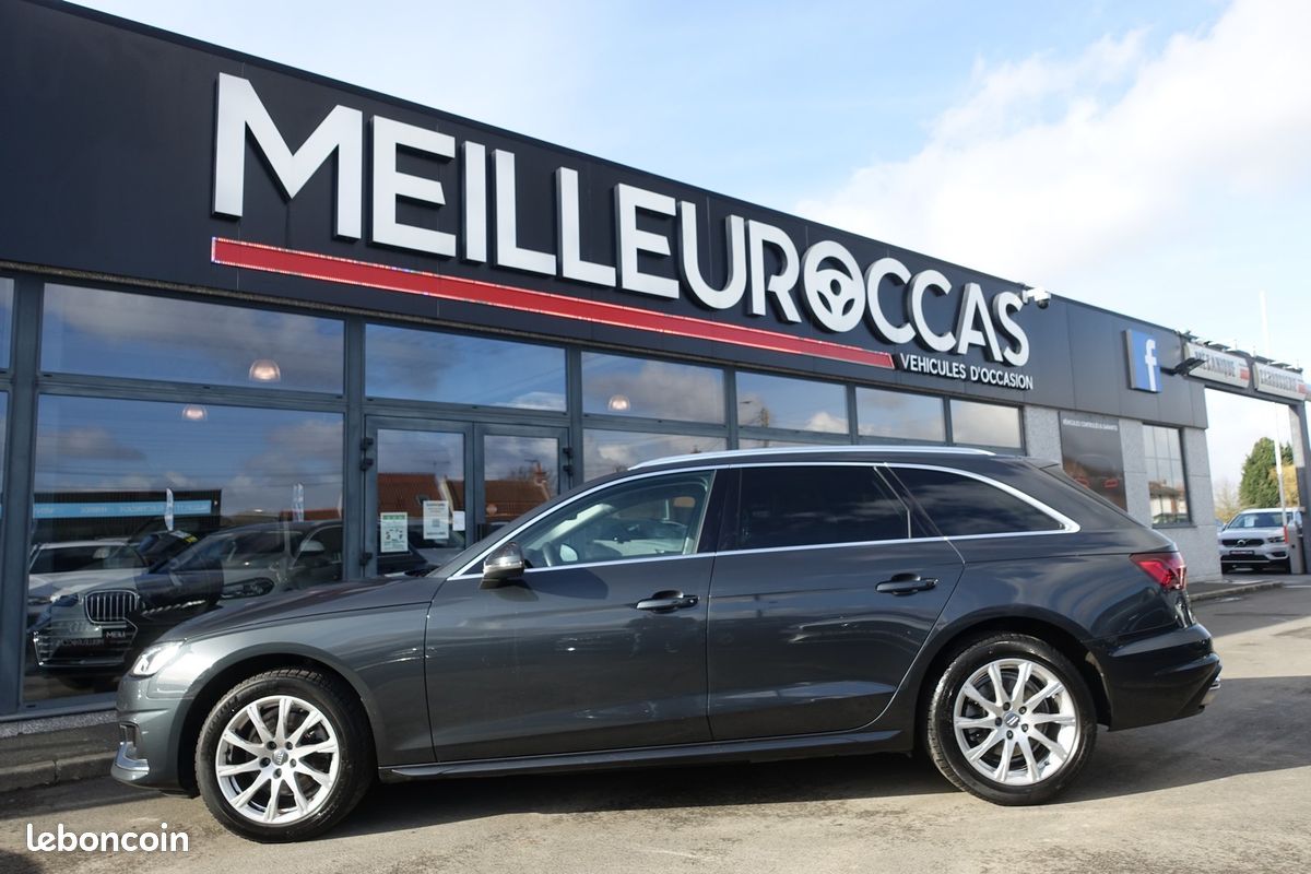 A4 Avant 35 Tdi Mhev S-Tronic 163ch Virtual cockpit/Cuir chauffant/Grd Gps Europe/Carplay/Hayon électrique/Hayon électrique/1*Main/Garantie 12 mois (image 2)