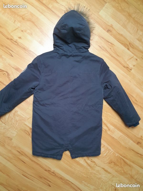 Blouson à capuche bleu marine garçon | La Halle