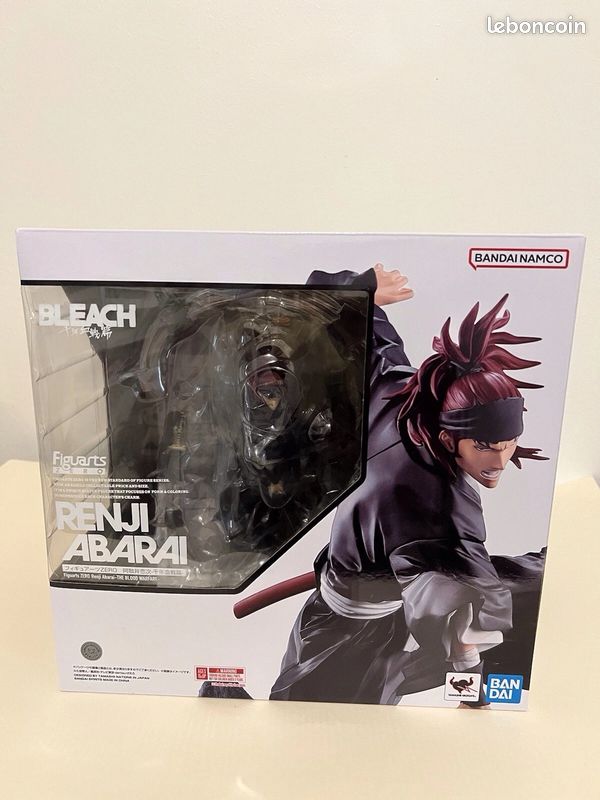 NEUF BLEACH STATUE RENJI ABARAI FIGUARTS ZERO BANDAI import du japon NEUF BLEACH STATUE RENJI ABARAI FIGUARTS ZERO BANDAI import du japon
