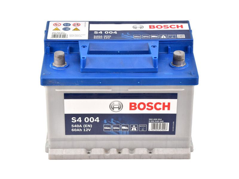 Batterie en parfait état marque BOSCH 60Ah 540A 12V - Équipement auto