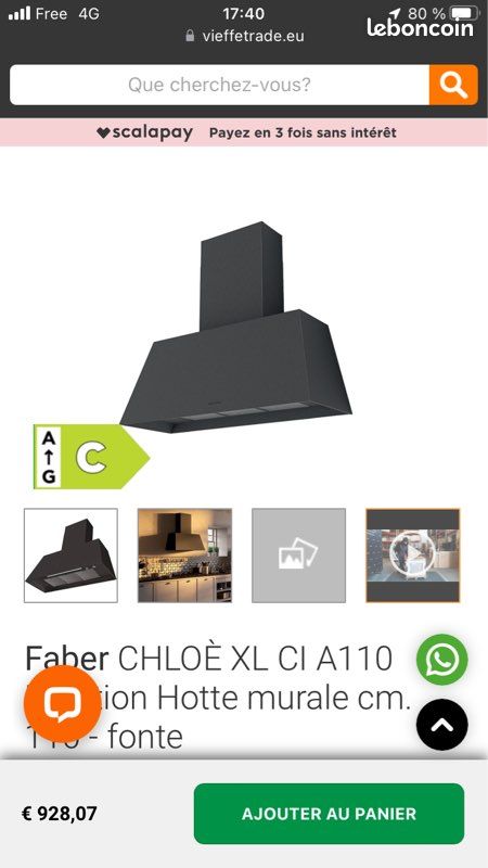 Hotte neuve Faber XL (image 1)
