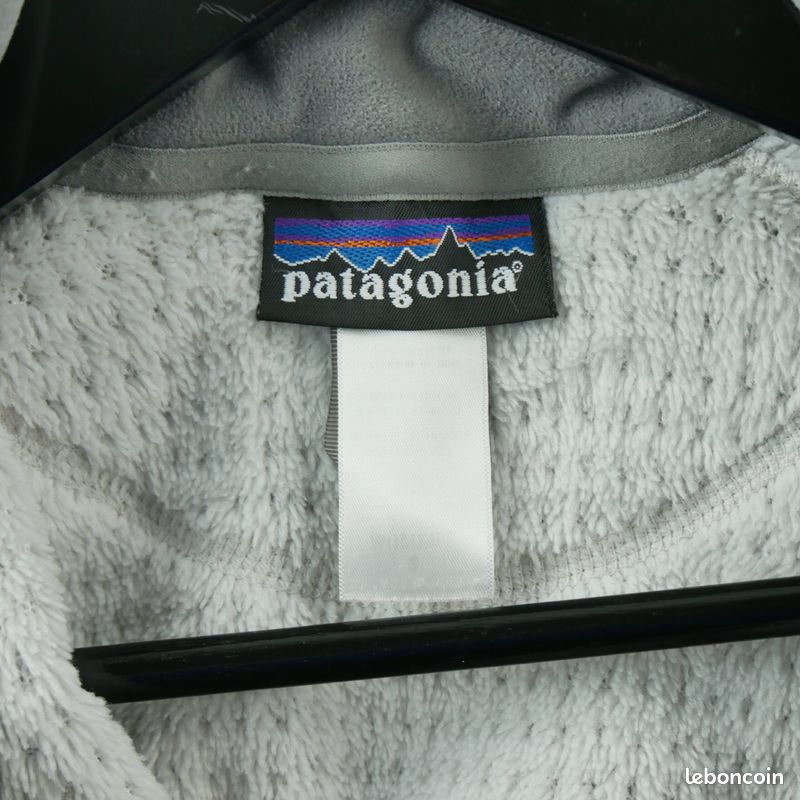 Patagonia Veste polaire R4 Polartec Femme Taille M Gris #QWE0210 (image 8)
