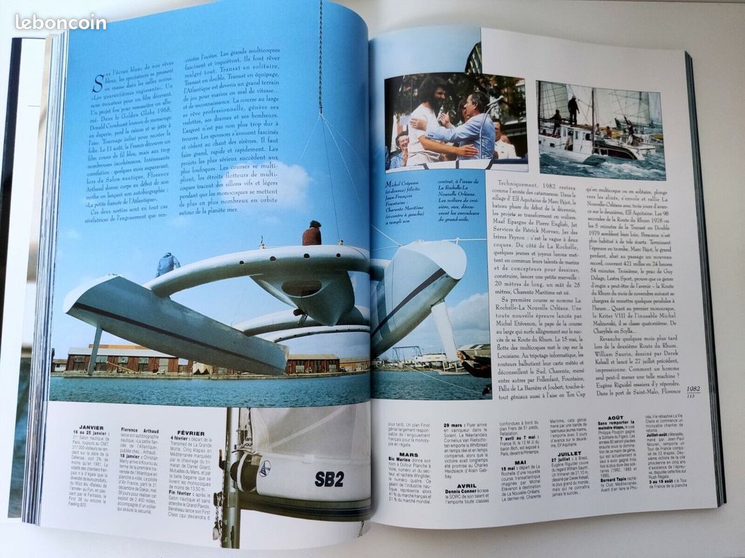 Beau livre Neuf - 25 ans de voile -Gallimard-Préface Tabarly (image 3)