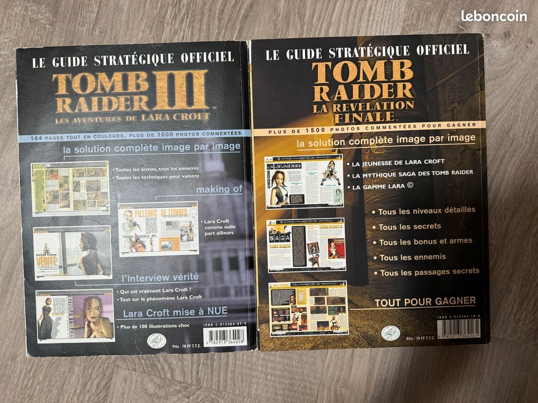 2 guides officiels Tomb Raider - Livres