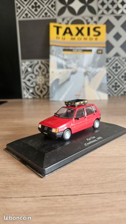 Fiat Uno Taxi De Casablanca 1995 - Miniature IXO 1/43, Neuve En Boîte