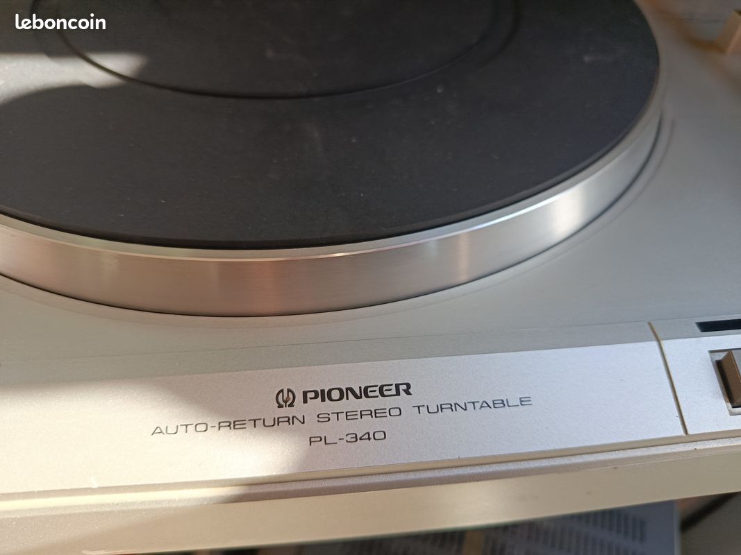 Platine Vinyle Pioneer PL-340 - Vitesses 33 45 78 - Occasion