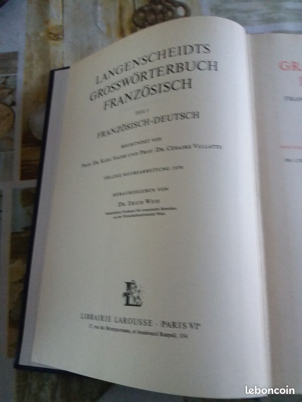Dictionnaire francais allemand (image 4)