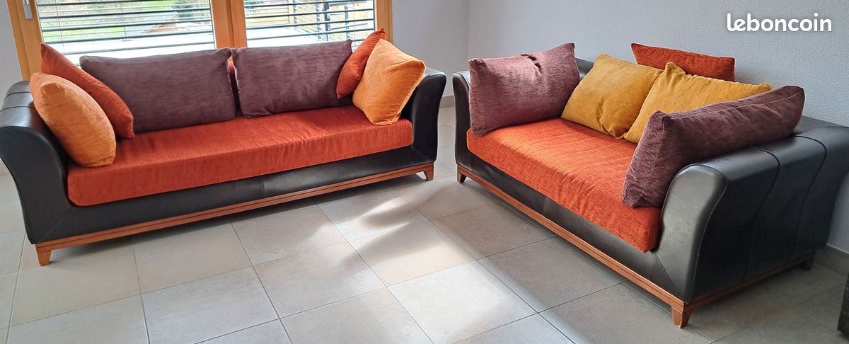 Canapé convertible 3 places pack standard NICARAGUA tissu bella