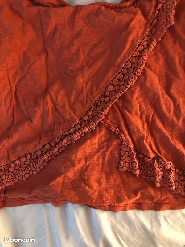 Tee shirt orange kiabi (image 3)
