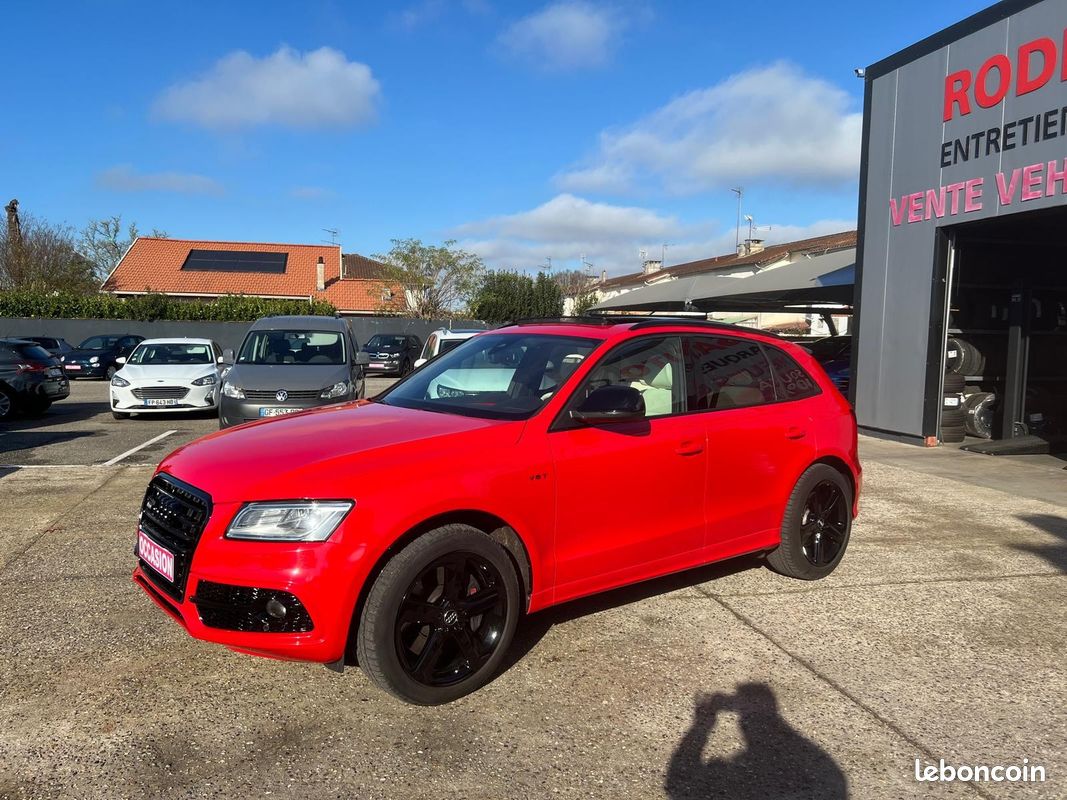 AUDI SQ5 V6 3.0 BiTDI 313 Quattro Tiptronic 8*audi exclusive full *rouge *ETAT EXCEPTIONNEL (image 2)