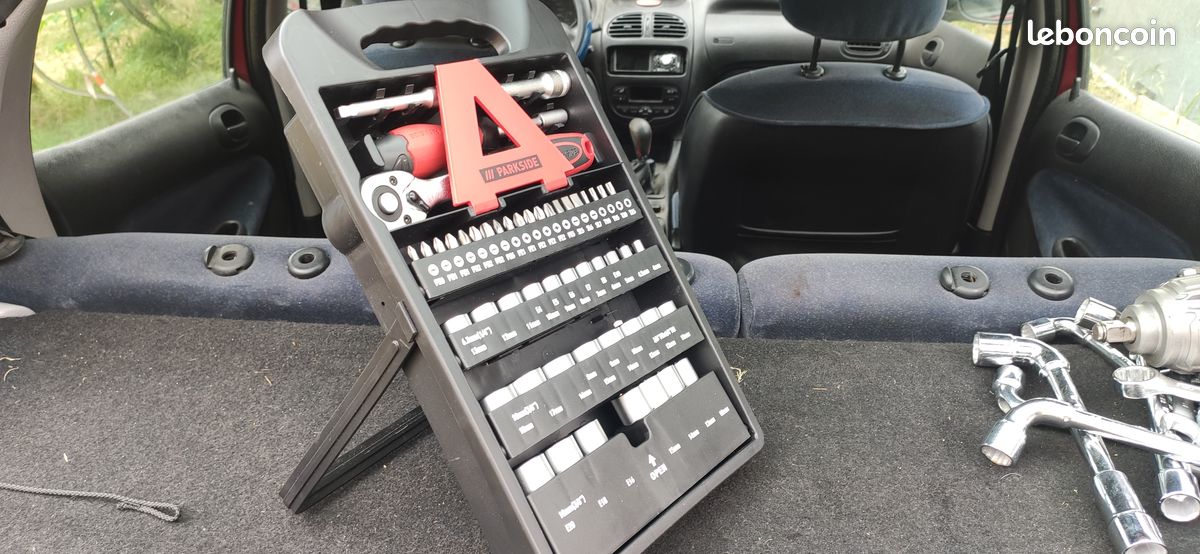 Boite D'outillage Set de douilles et d'embouts 61 Pièces Rallonge Wobble (image 5)