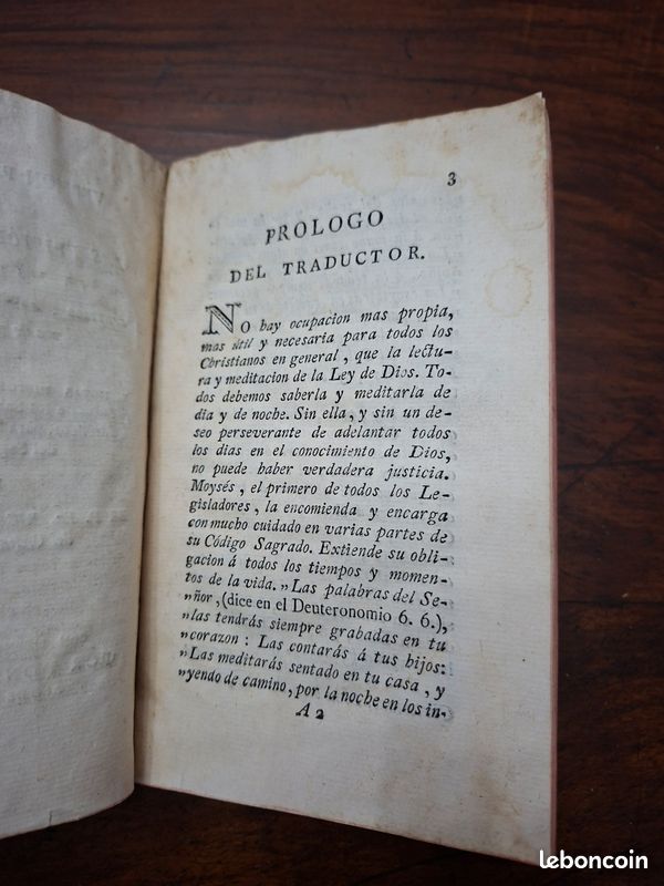 Rare 1787 – VERSION PARAFRÁSTICA DE LAS EPÍSTOLAS CANÓNICAS – RICARDO VALSALOBRE – MADRID (image 3)