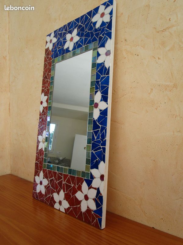 Navaris Mosaïque verre autocollant - Lot 8x rouleau carrelage miroir