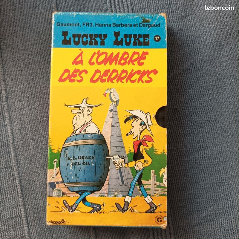K7 VHS Lucky Luke - A l'ombre des Derricks / EM92 (image 1)