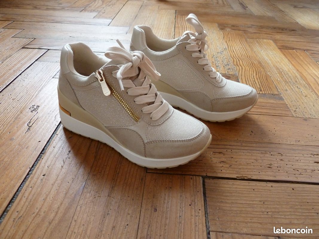 Chaussures Tennis neuves Semelles compensées Femme Pointure 36