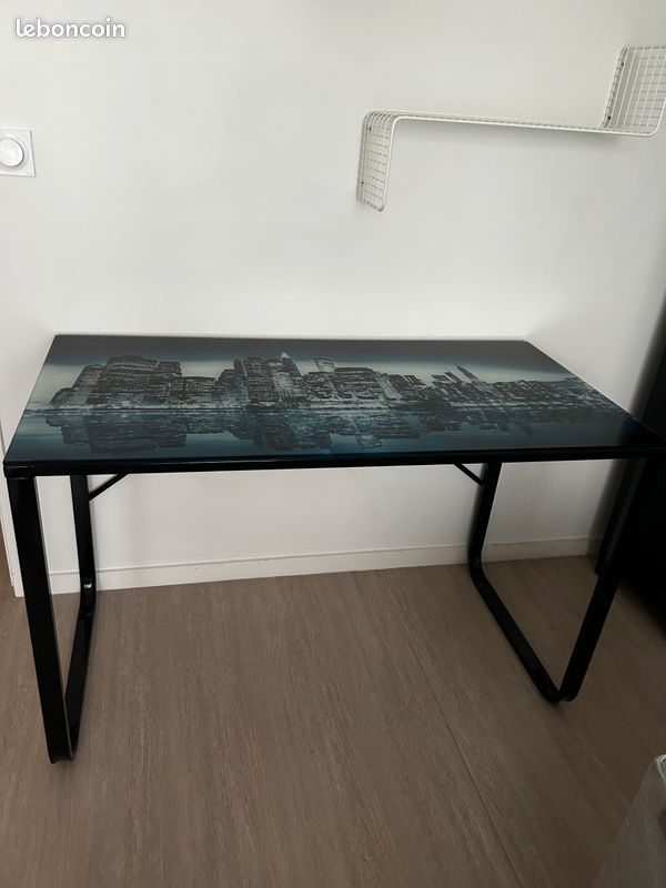 Bureau tablette en verre New-York (image 1)
