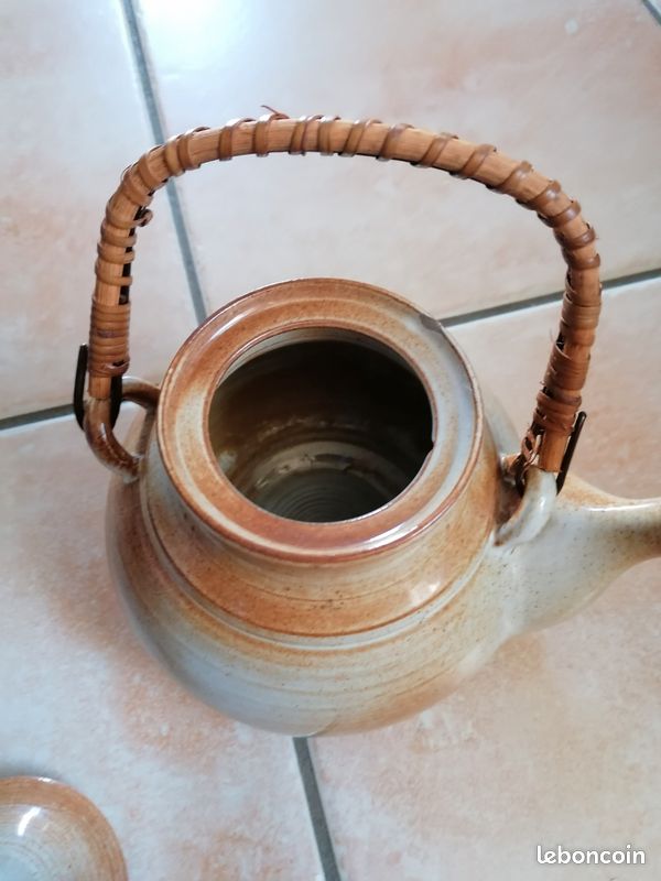 Théière céramique marron (image 2)