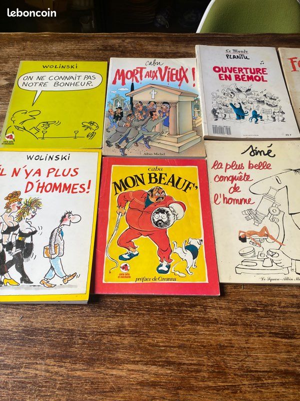 Collection livres BD Reiser, Cabu, Wolinski (image 3)