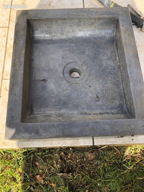 Vasque en béton grise (image 2)