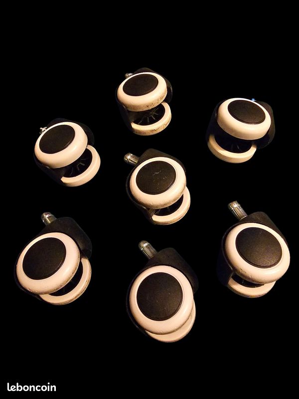 Lot de roues de fauteuils de bureau (image 1)