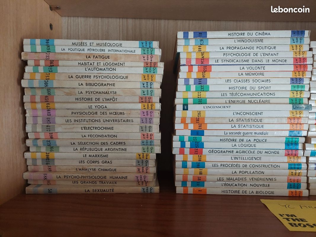 Vide bibliothèque de Que sais je OFFRE SPECIALE 10 livres min (image 6)