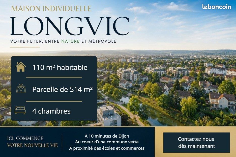 Maison 5 pièces 111 m² · à Longvic · 111 m² · 240 000 €
