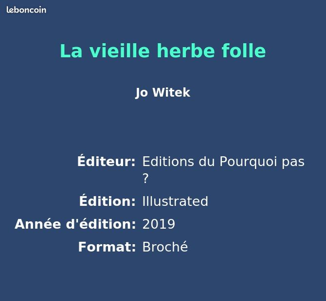La vieille herbe folle - Jo Witek et Léo Poisson (image 2)