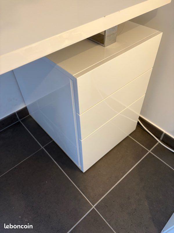 Bureau blanc (image 3)