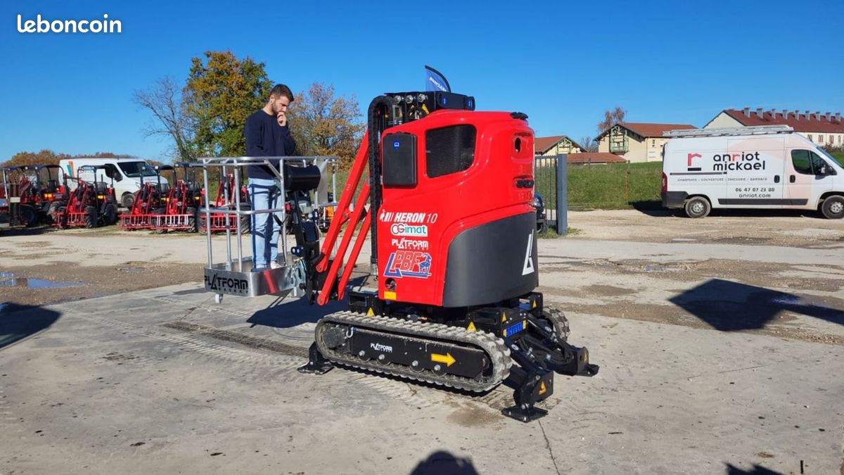 Platform Basket Héron 10 avec stabilisateurs (image 16)