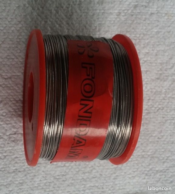 Bobine de fil d'étain FONDAM 60 % pour soudure, diamètre 7/10 mm, qualité professionnelle (image 4)
