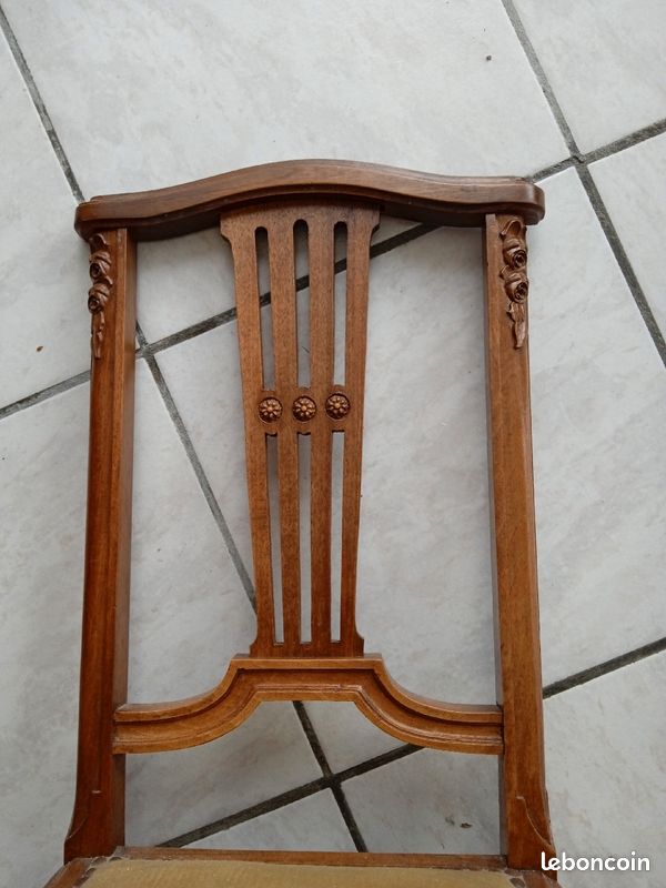 2 chaises anciennes bois massif (image 8)