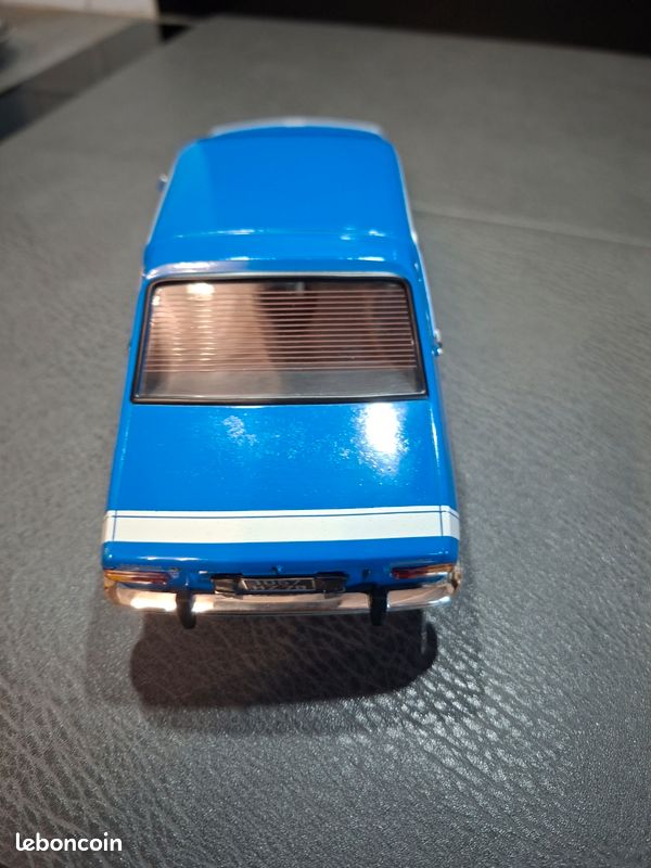 Solido 1/18 – Renault 12 Gordini – Bleu – Miniature De Collection – Boîte D'origine